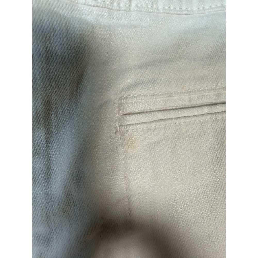 FRAME White High Rise Wide Leg Denim Trousers Jeans Size 24 NWT - Picture 7 of 9